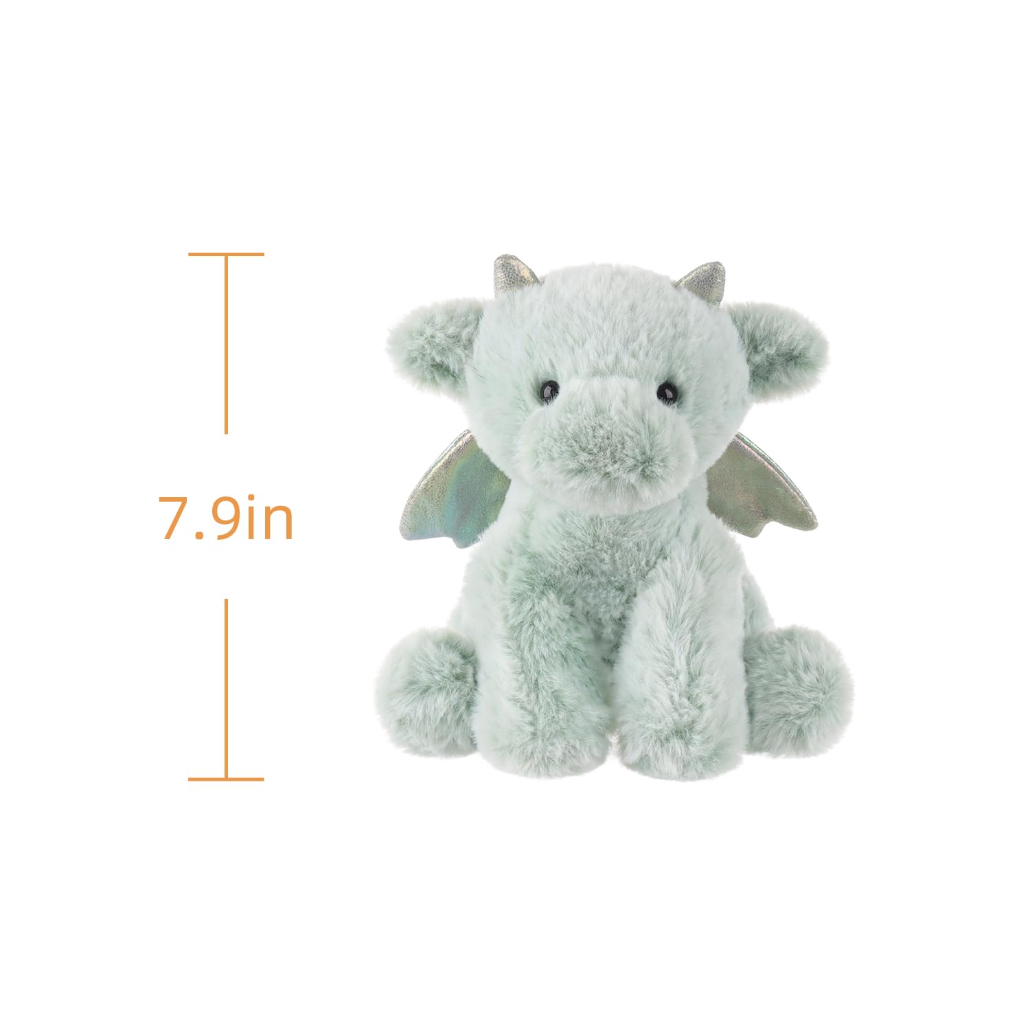 Apricot Lamb – Kuscheltier Grün Drachen 20 cm – Plüsch Spielzeug Plüschtier für Kinder und Baby – Flauschiger Stofftier zum Spielen, Geschenk & Kuscheln – Gemütliches Schmusetier – Drachen
