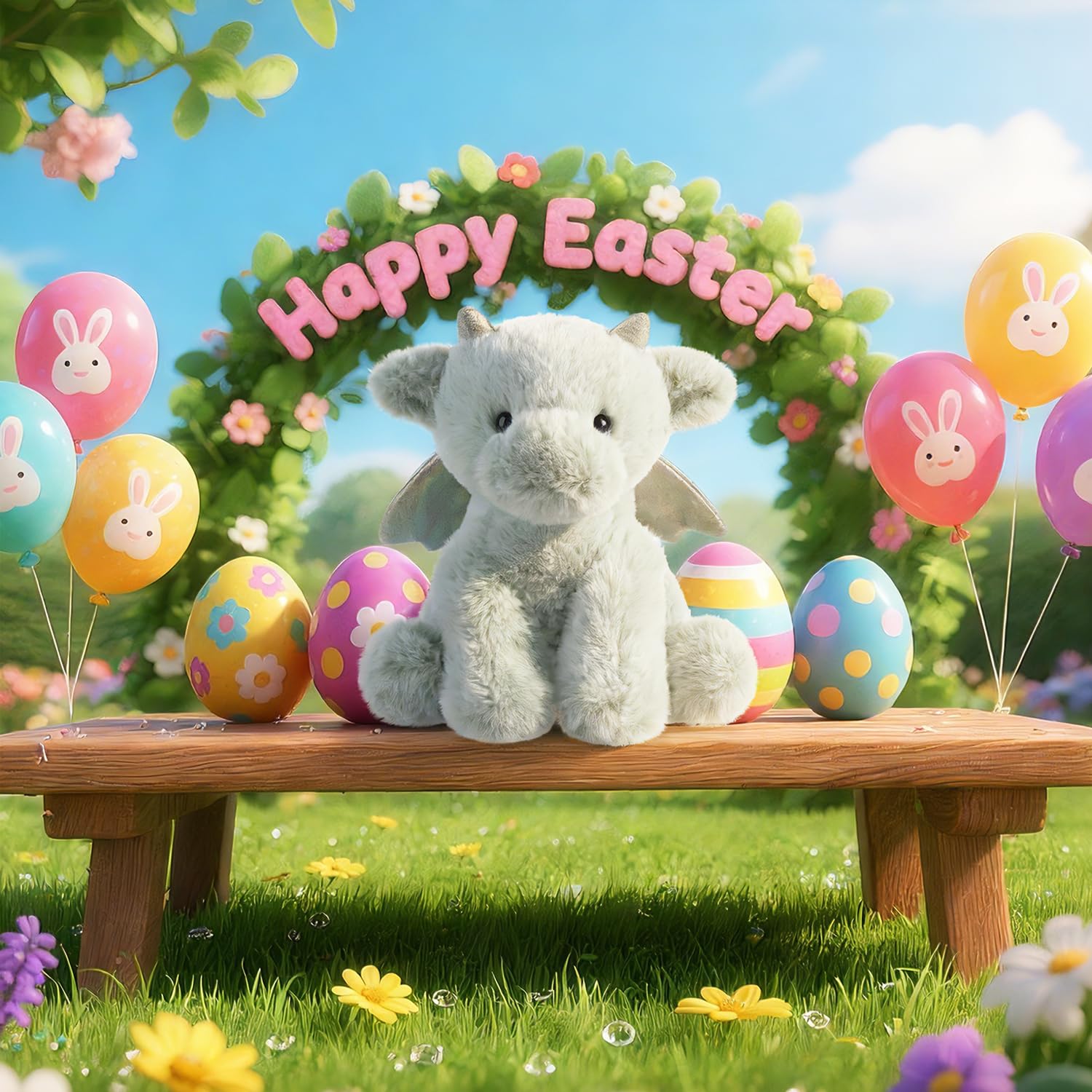 Apricot Lamb – Kuscheltier Grün Drachen 20 cm – Plüsch Spielzeug Plüschtier für Kinder und Baby – Flauschiger Stofftier zum Spielen, Geschenk & Kuscheln – Gemütliches Schmusetier – Drachen