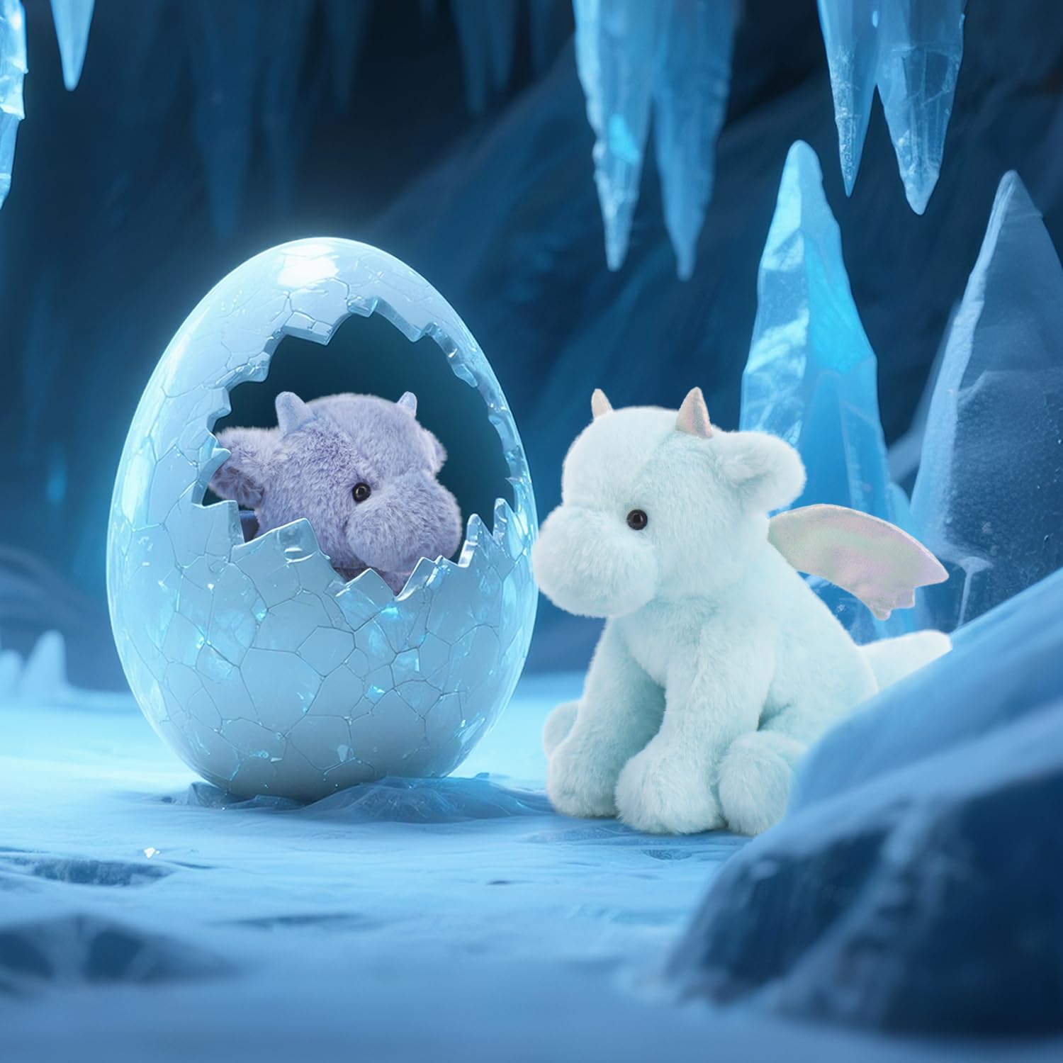 Apricot Lamb – Kuscheltier Grün Drachen 20 cm – Plüsch Spielzeug Plüschtier für Kinder und Baby – Flauschiger Stofftier zum Spielen, Geschenk & Kuscheln – Gemütliches Schmusetier – Drachen