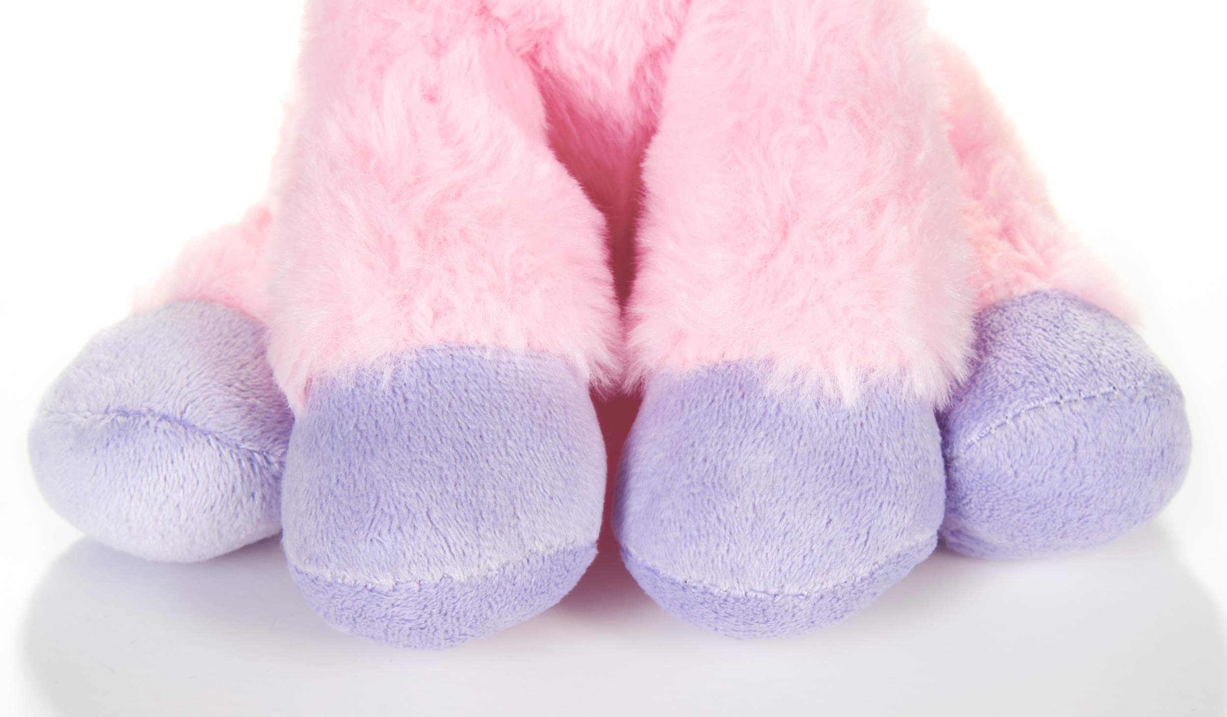 BRUBAKER Plüsch Einhorn 21 cm hoch - Rosa - Stofftier Plüschtier Kuscheltier