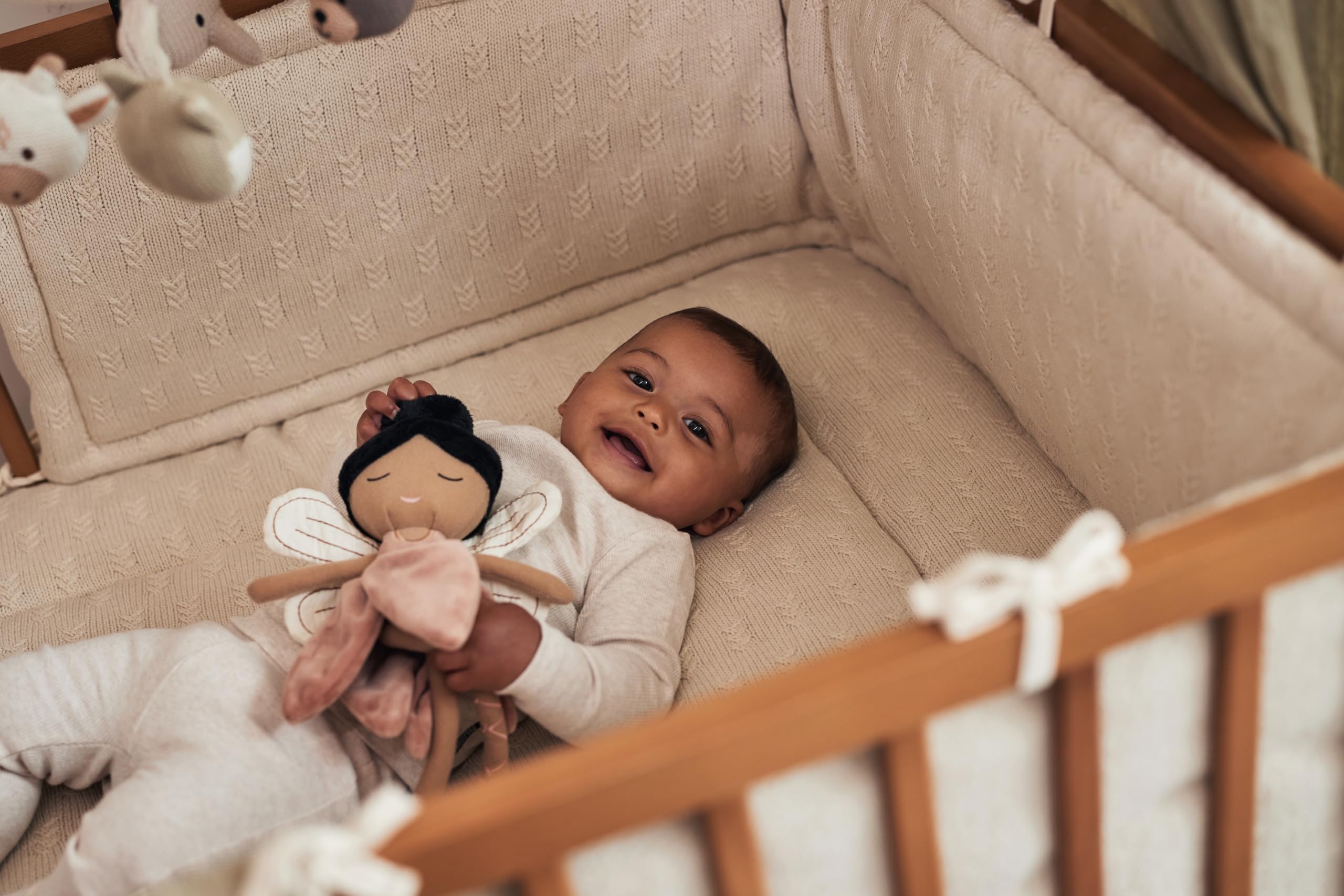 Jollein 037-001-67072 Stoffpuppe Kuschelpuppe Fee Mae (32 cm)